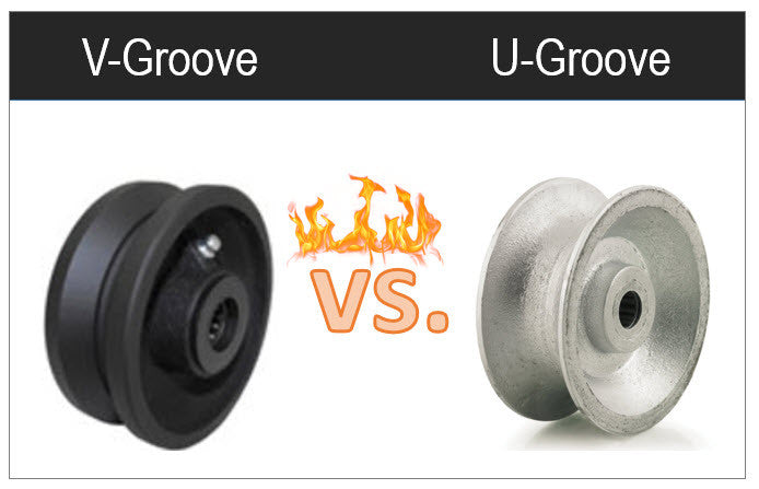 The Difference Between U-Groove and V-Groove Wheels