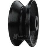 3" x 1-1/4" Cast Iron V-Groove Wheel - Part # LVG314