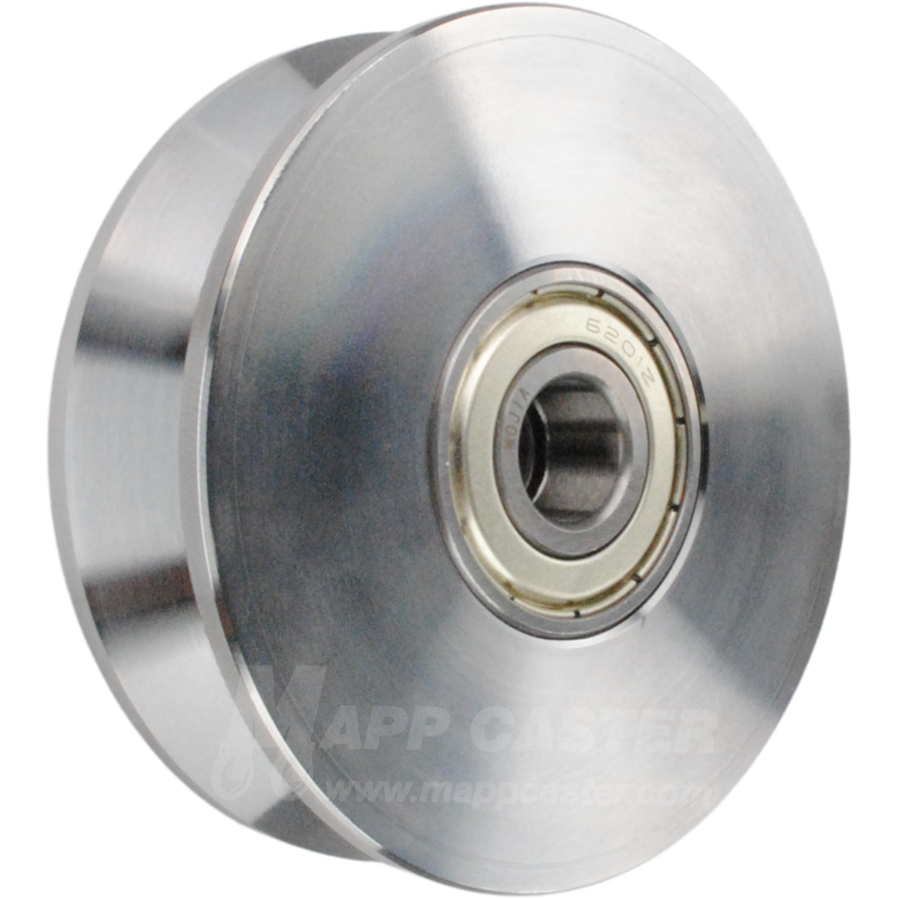 75mm x 22mm (2.95" x .86") Solid Steel V-Groove Wheel Part # EDSPK 75K