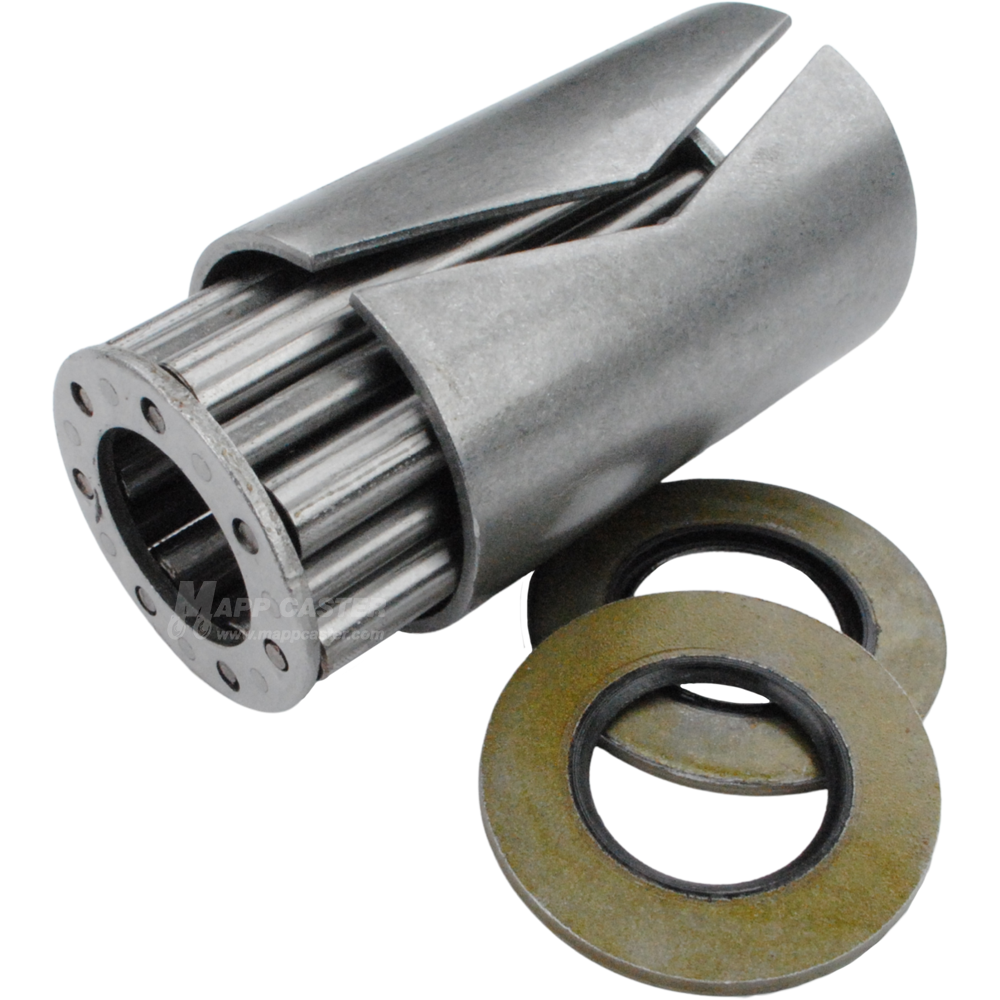 1" ID Roller Bearing Kit (No Spanner Bushing) for 3" Wide Wheels