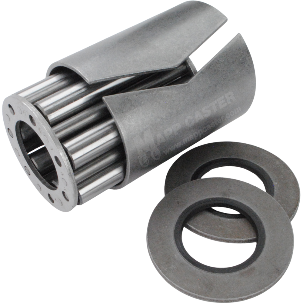 1-1/4" I.D. X 2-7/16" O.D. Roller Bearing Kit (No Spanner) for 3" Wide Caster Wheels - 180˚F