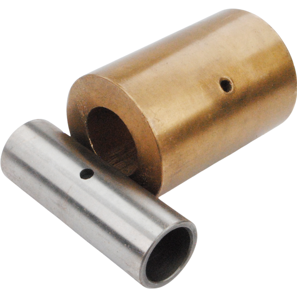 3/4" ID High Temp Tin Bronze Bushing with Spanner for 2-1/2" Wide Wheels - 1,300˚F