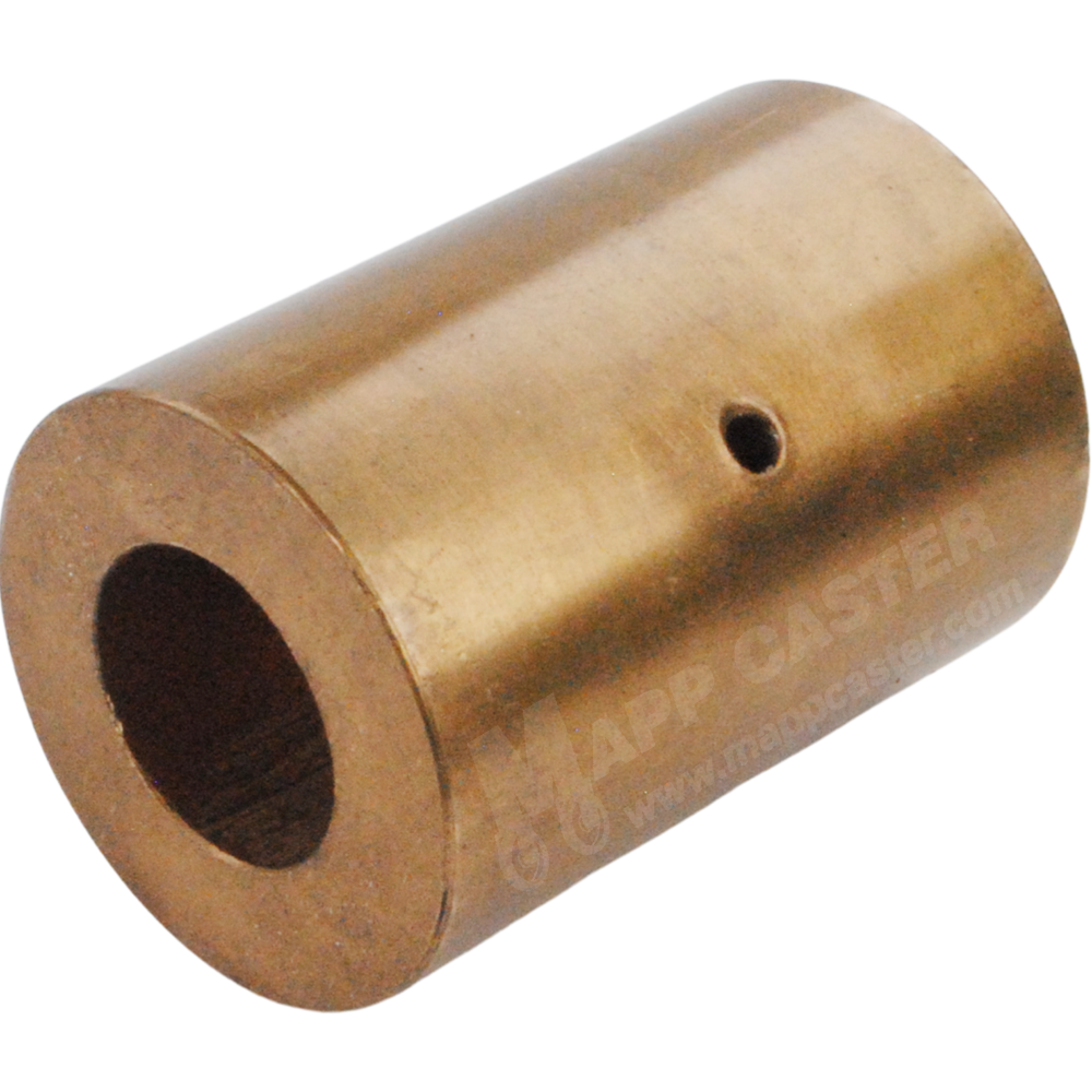 1" ID High Temp Tin Bronze Bushing for 2-1/2" Wide Wheels - 1,300˚F