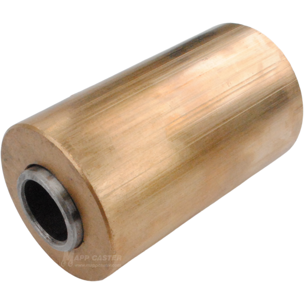 3/4" I.D. x 1-15/16" O.D. High Temp Tin Bronze Bushing w/ Spanner for 3" Wide Caster Wheels - 1,300˚F