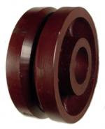 6" x 2-1/2" Ductile Steel V-Groove Wheel - 3,500 Lbs Capacity