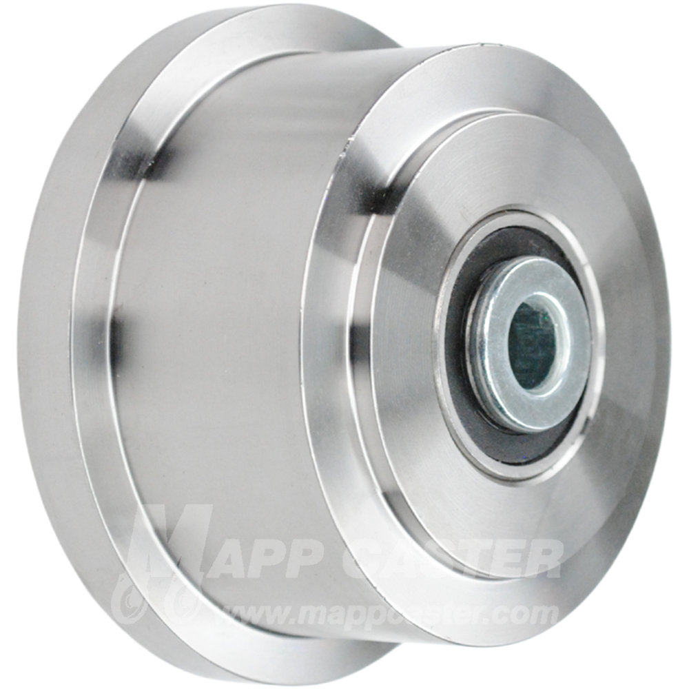 3-1/2" x 1-7/16" Flanged Forged Steel Wheel - 2,200 Lbs Capacity