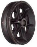 Stainless Steel 4 Inch V-Groove Wheel - 1,500 Lbs Capacity - Mapp Caster