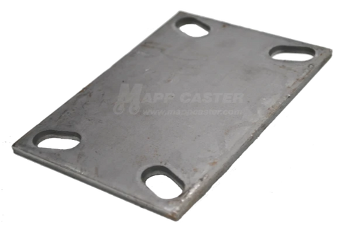 2RT15063S Caster Weld on Top Plate 4-1/2" x 6-1/4" Unplated 