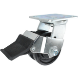 4" x 2" Nylon V-Groove Wheel Swivel Caster with Face Contact Brake - 800 Lbs Capacity Part # 146LMV420SFCB