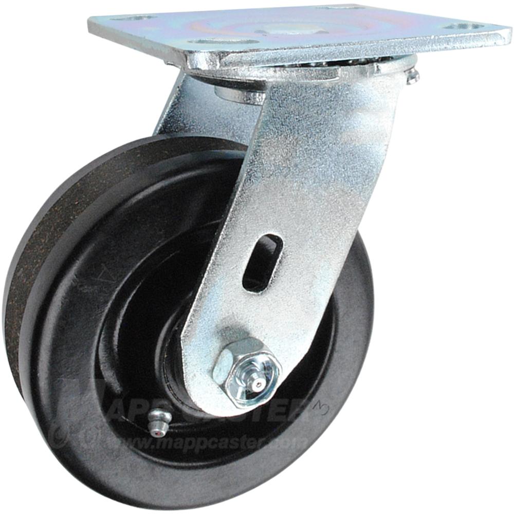 5" x 2" Phenolic V-Groove Wheel Swivel Caster - 750 Lbs Capacity 146LPV520S