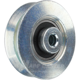60mm x 17mm (2.36" x .67") Solid Steel V-Groove Wheel w/ Ball Bearings - 220 Lbs Capacity Part # H306Y-60