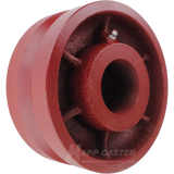 6" x 2-1/2" Ductile Steel V-Groove Wheel - 3,500 Lbs Capacity Part # LVG625