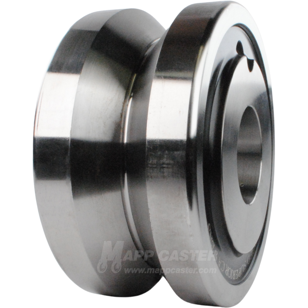 6" x 3" Forged Steel V-Groove Wheel - 6,000 Lbs Capacity Part # LFV60LW85