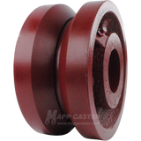 6" x 3" Ductile Steel V-Groove Wheel - 5,000 Lbs Capacity Part # LDVG630