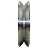 DSPK 150K Blickle 6" x 1" V-Groove Solid Steel Wheel Tread 