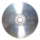 DSPK 150K Blickle 6" x 1" V-Groove Solid Steel Wheel Face