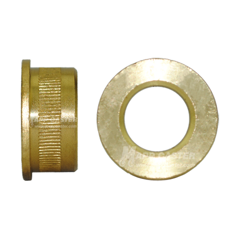 3/4" ID High Temp Flanged Brass Bushings for 1-1/2 or 2" Wheels - 500˚F