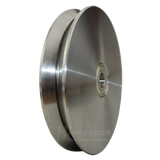 DSPK 200K - Blicke 200mm x 33mm Solid Steel V-Groove Wheel | Mapp Caster EDSPK 200K