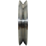 DSPK 200K - Blicke 200mm x 33mm Solid Steel V-Groove Wheel (Center)