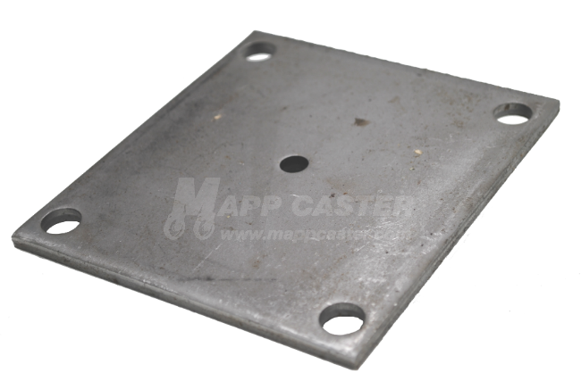 2RT9517PS Caster Weld on Top Plate 5" x 5-1/2" Unplated