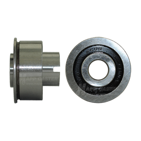 3/8" ID Maintenance Free Ball Bearings for 1-1/2" Wide Caster Wheels - 180˚F