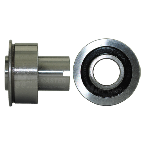 1/2" ID Maintenance Free Ball Bearings for 2" Wide Wheels (Set of 2) - 180˚F