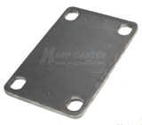 Weld on Caster Top Plate / Shim - 2-3/8 x 3-5/8" Unplated L20CS