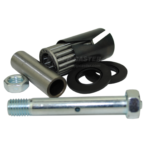 1/2" ID Roller Bearing Kit with Zerk Axle for 2" Wide Wheels - 180˚F