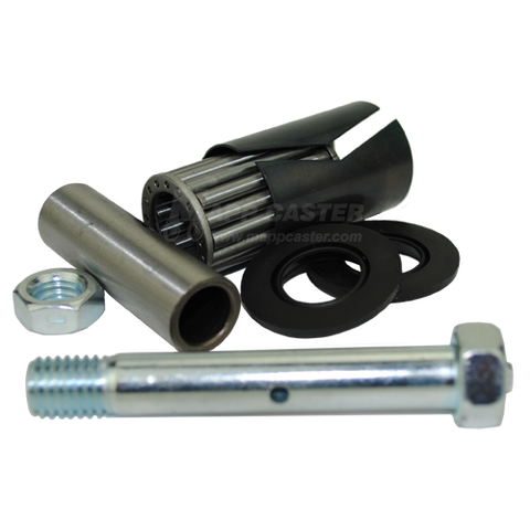 1/2" ID Roller Bearing Kit with Zerk Axle for 2" Wide Wheels - 180˚F