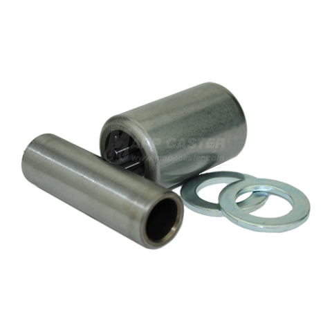 1/2" I.D. High Temp Heavy Duty Roller Bearing Kit (Short) for 2" Wide Wheels - 600˚F