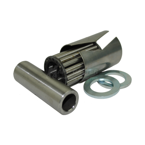 1/2" ID High Temp Stainless Steel Roller Bearing Kit (Short) for 2" Wide Wheels - 600˚F