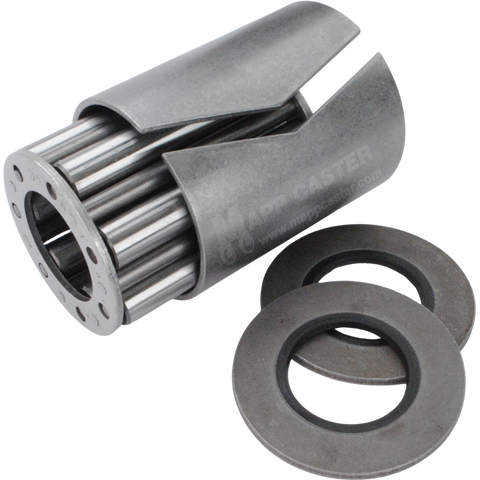 1-1/4" I.D. X 2-7/16" O.D. Roller Bearing Kit (No Spanner) for 3" Wide Caster Wheels - 180˚F