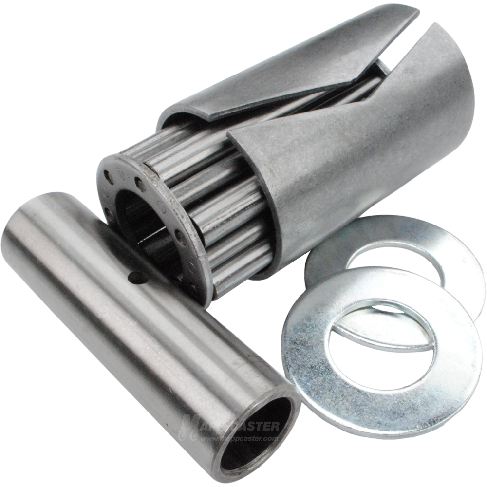3/4" ID High Temp Roller Bearing Kit with Spanner for 3" Wide Wheels