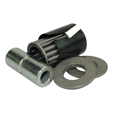 3/8" ID High Temp Roller Bearing Kit with Spanner for 1-1/2" Wide Wheels - 600˚F