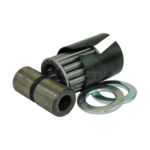 3/8" ID High Temp Roller Bearing Kit with Short Spanner for 1-1/2" Wide Caster Wheels - Short Hub