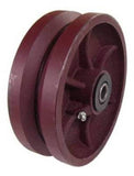 6" x 2" V-Groove Ductile Steel Wheel - Part # LDV60JT84