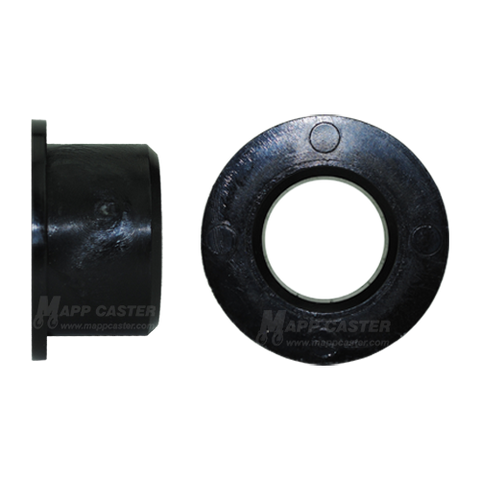 3/4" ID Flanged Delrin Bearing for 1-1/2" or 2" Wide Wheels - 180˚F