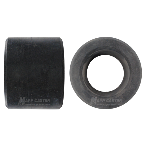 Set of Two 1" I.D. x 1-15/16" O.D. Delrin Bushings for 3" Wide Caster Wheels - 180˚F
