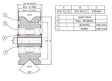 4 x 2 Forged Steel Top Down Diagram