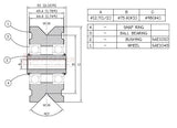 4 x 2 Forged Steel Top Down Diagram