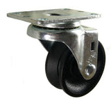 3" x 1-1/4" Cast Iron V-Groove Wheel Swivel Caster - 350 Lbs Capacity